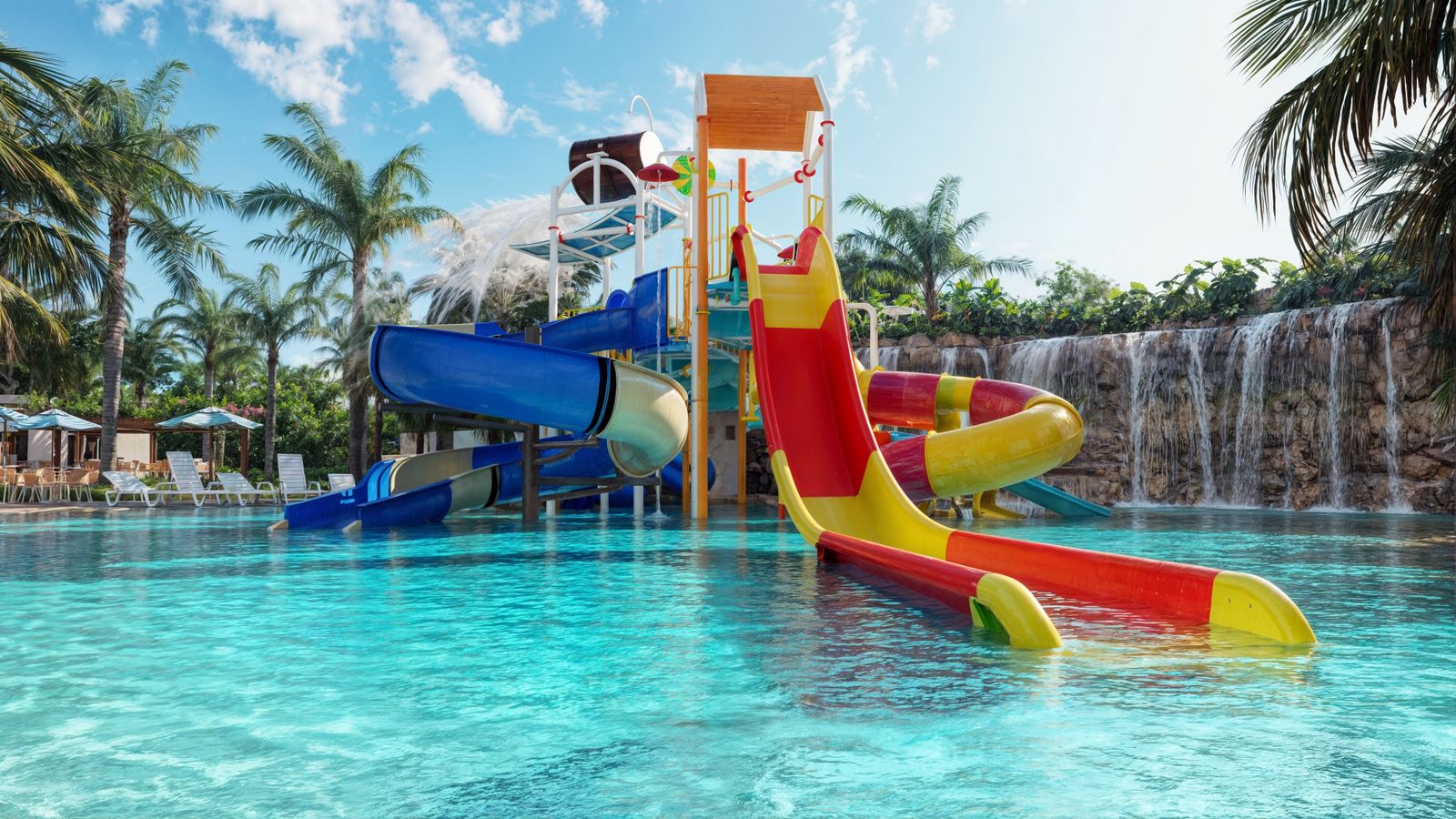 Família feliz no parque